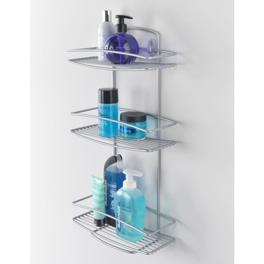 Metaltex Shower 3 couches Onda Silver Colored