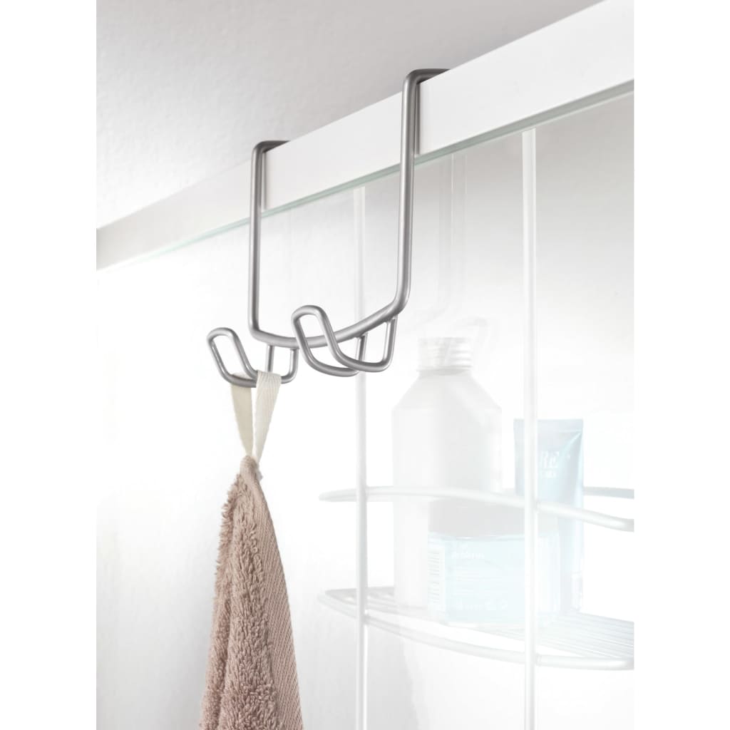Metaltex Shower Law 2 couches avec Haken Onda Silver Colored
