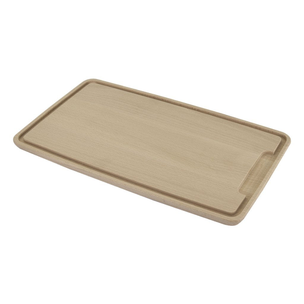 Planche à découper en hêtre Metaltex avec rainure 39x23 cm