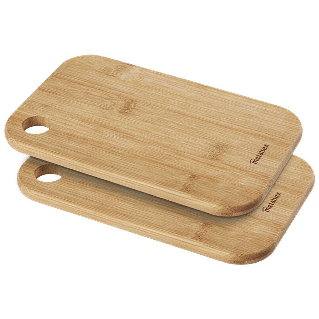 Planches de bambou Metaltex 22x14x1 cm 2 pièces