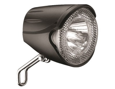 Phare Marwi sportif LED 20 lux pour dynamo de moyeu - noir (emballage atelier)