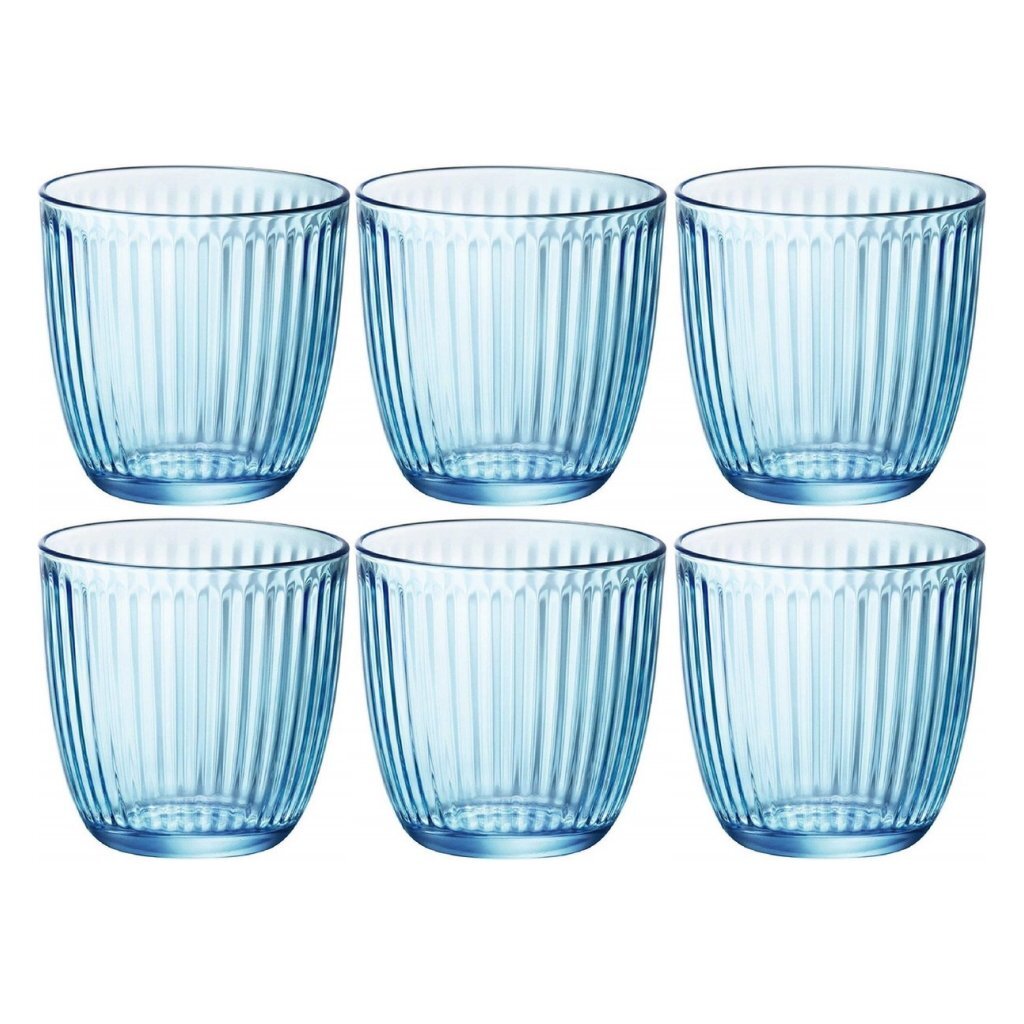 Autres marques ligne de verre 29 cl bleu set 6 bromioli rocco | 2 pièces