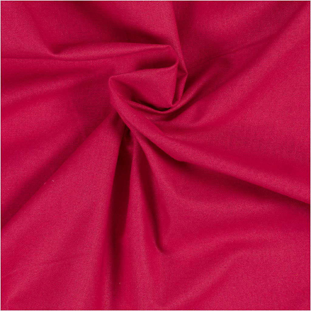 Tissu Creativ company, l: 145 cm, 140 gr, rose, 5 m 1 boîte