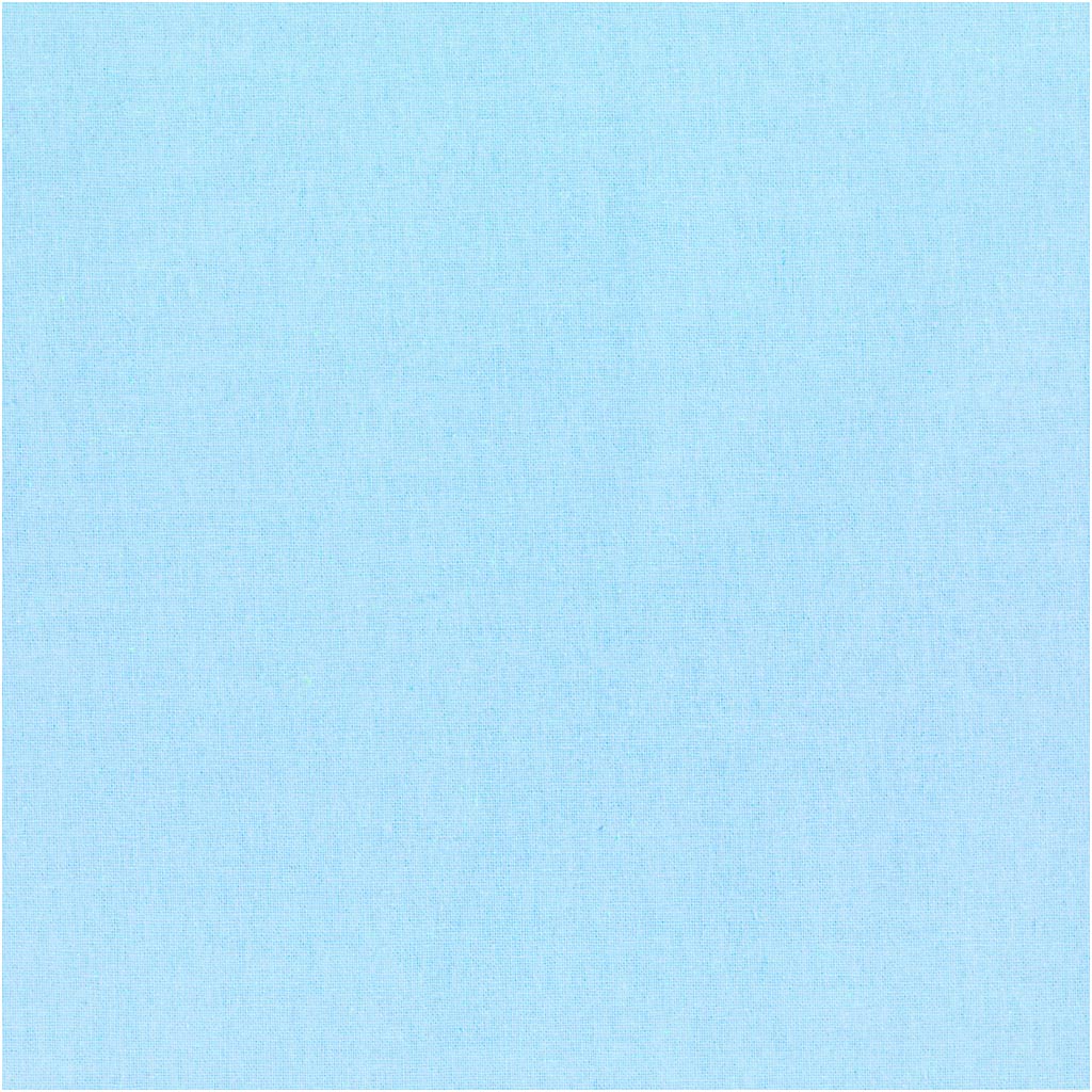 Tissu Creativ company, l: 145 cm, 140 gr, turquoise clair, 5 m 1 boîte
