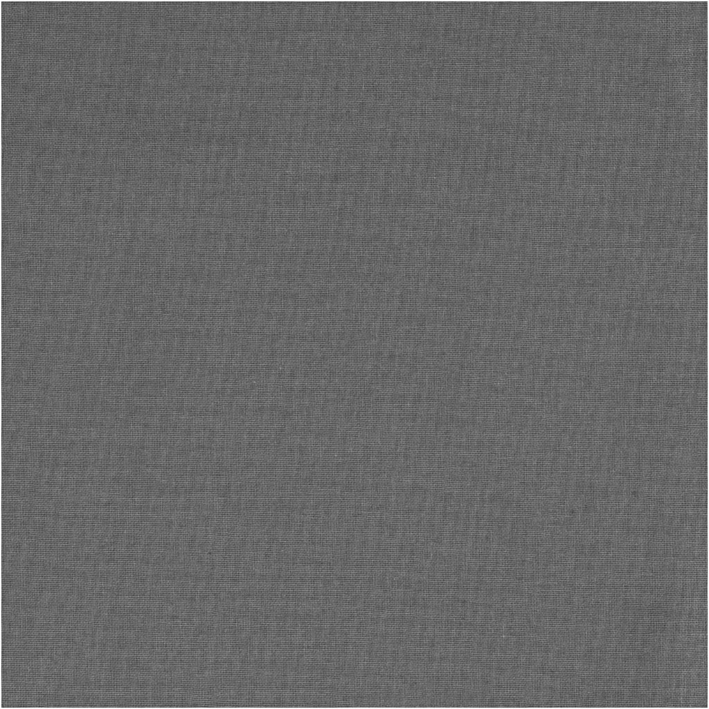 Tissu Creativ company, l: 145 cm, 140 gr, gris, 5 m 1 boîte
