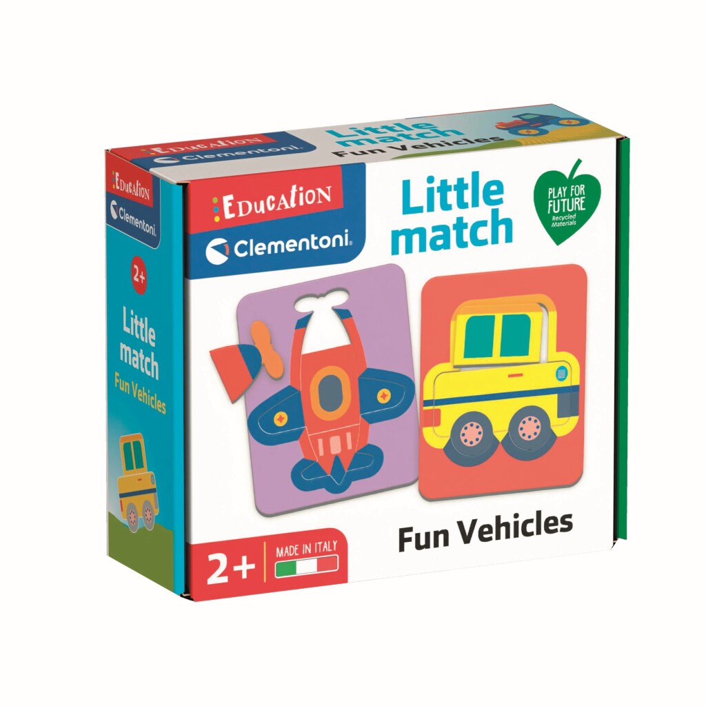 Véhicules amusants pour petits matchs Clementoni