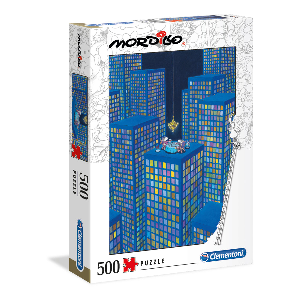 Clementoni mordillo puzzle le dîner 500 pièces