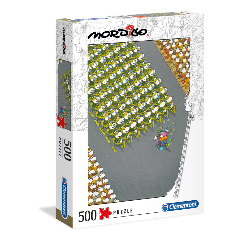 Clementoni mordillo puzzle la marche 500 pièces