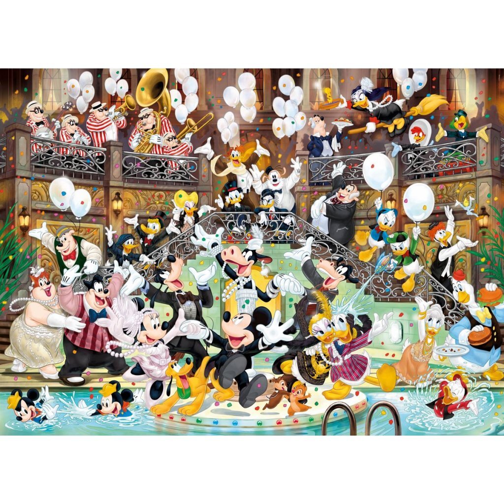 Clementoni puzzle Disney Mickey 90 ans de magie 1000 pièces