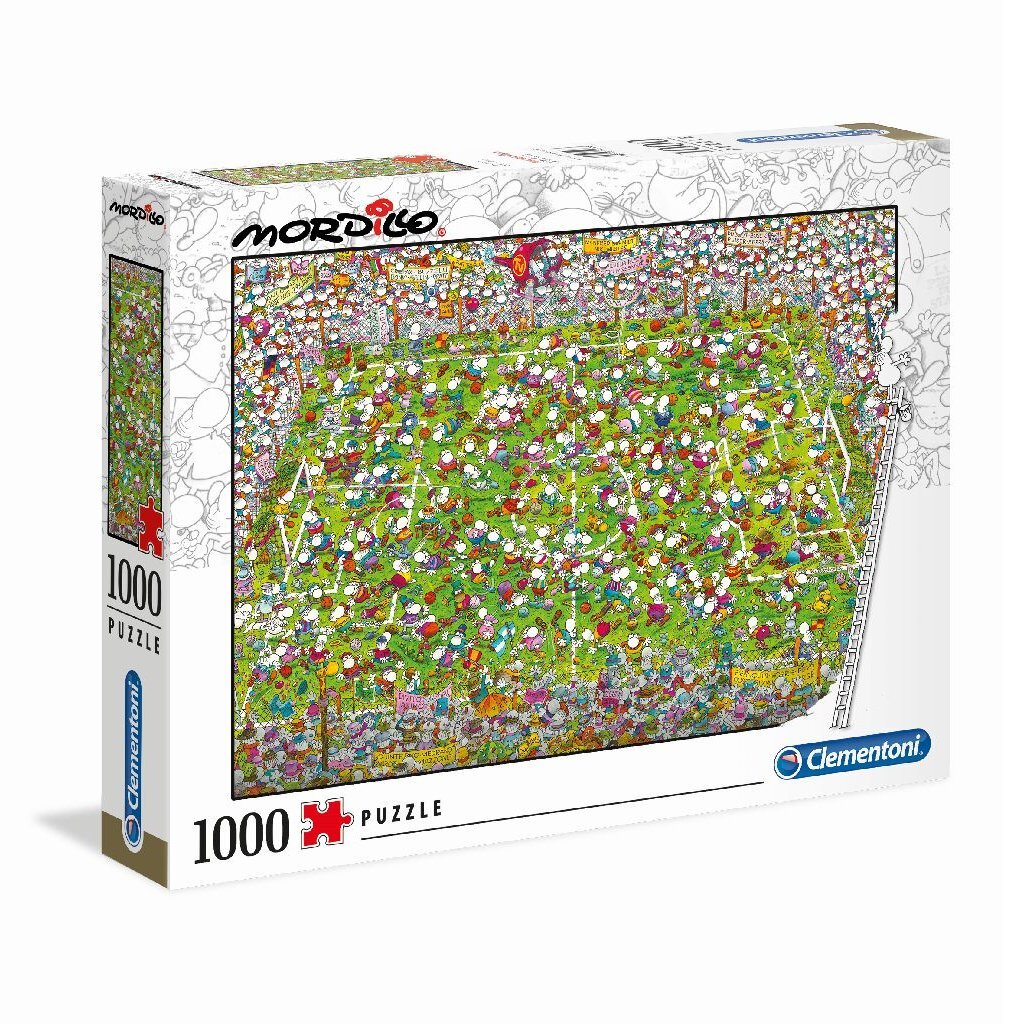 Clementoni Mordillo Puzzle Le Match 1000 Pièces