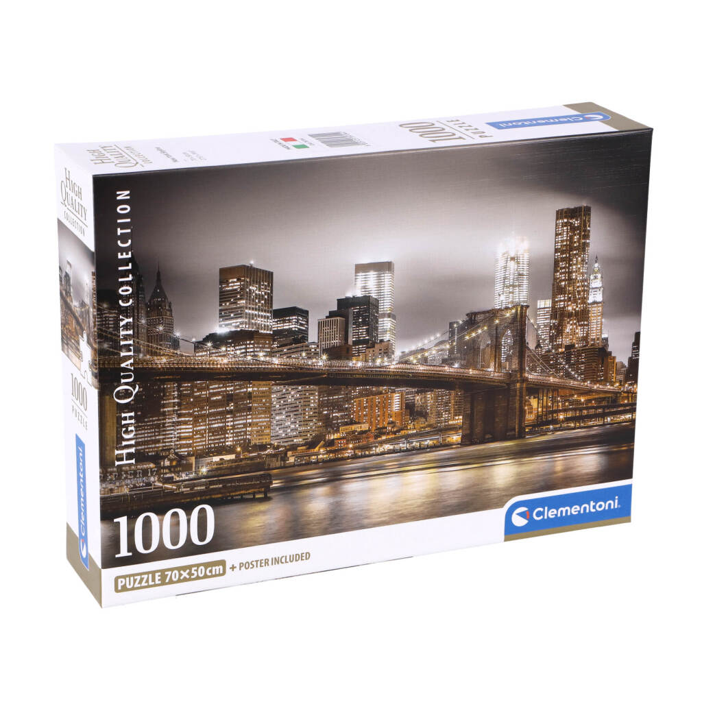 Clementoni puzzle de collection de haute qualité York skyline 1000 pièces
