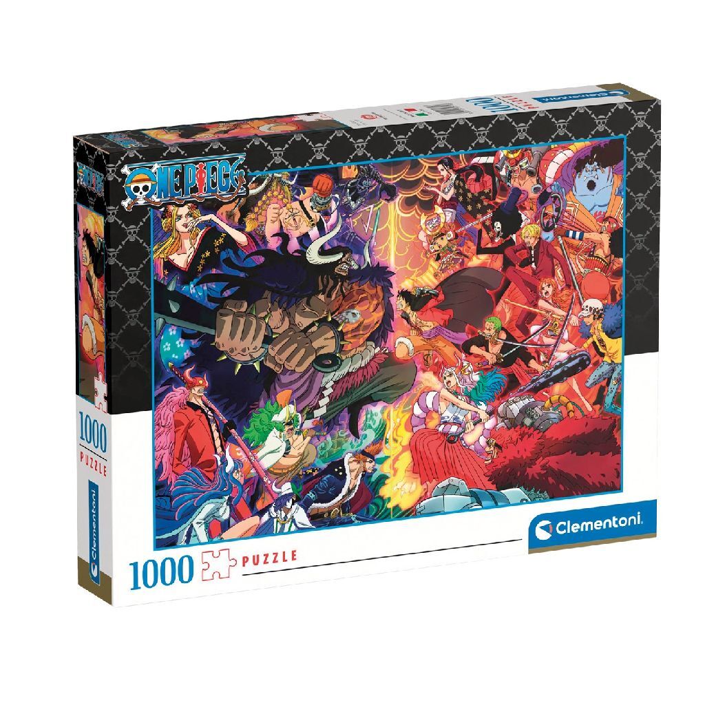 Clementoni puzzle une pièce luffy contre kaido 1000 pièces