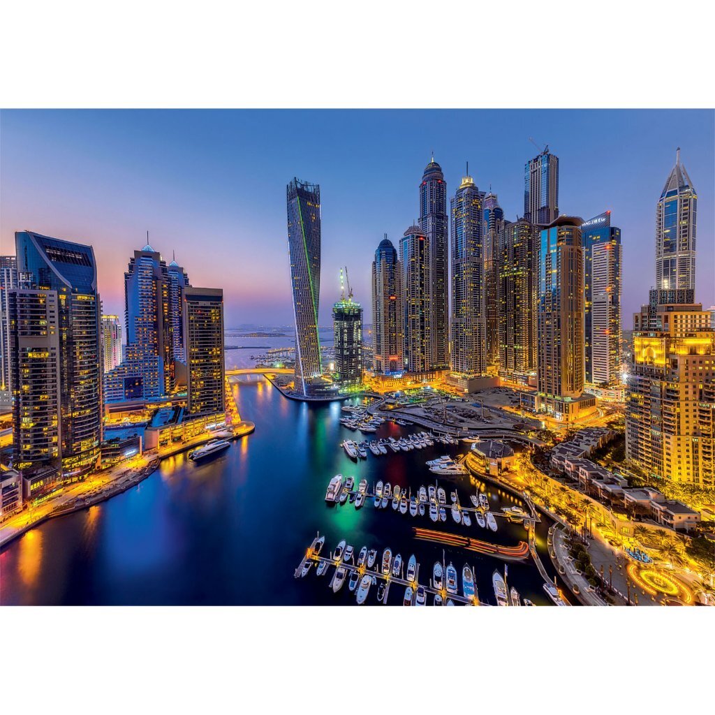 Clementoni puzzle de collection haute qualité + affiche dubaï 1000 pièces
