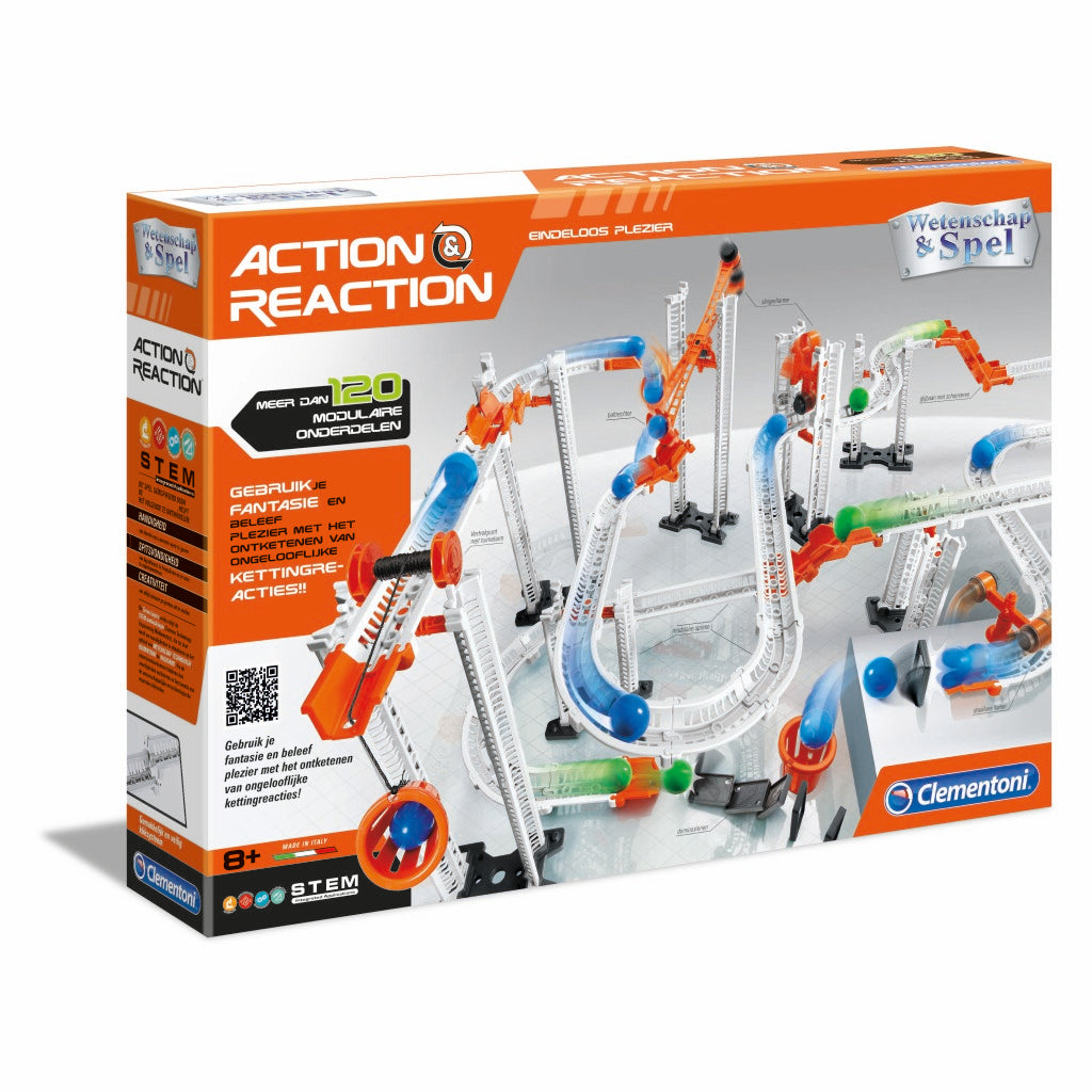 Piste de balle d'action et de réaction Clementoni Science and Games