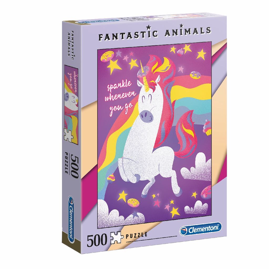 Clementoni puzzle animaux fantastiques 500 pièces