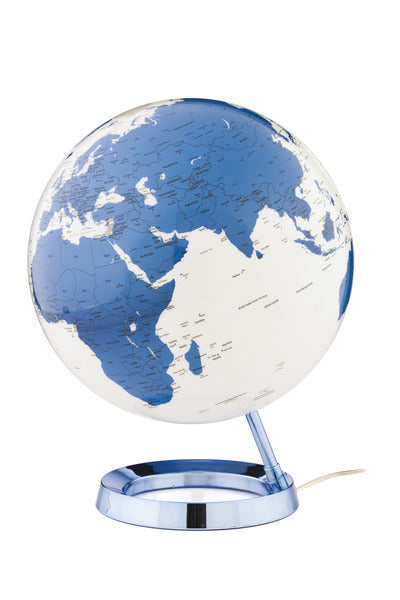Atmosphère Atmosphère NR-0331F7N5-GB Globe Bleu Chaud Brillant Base en Plastique de 30 cm de diamètre avec éclairage