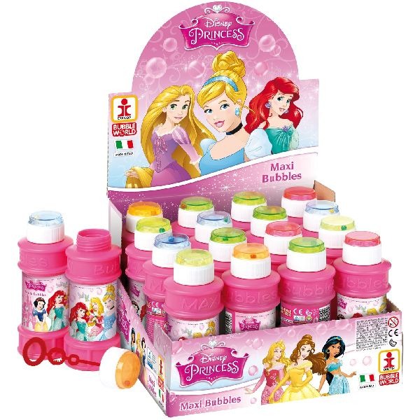 Souffleur à bulles princesse Disney 175ml 16 pièces