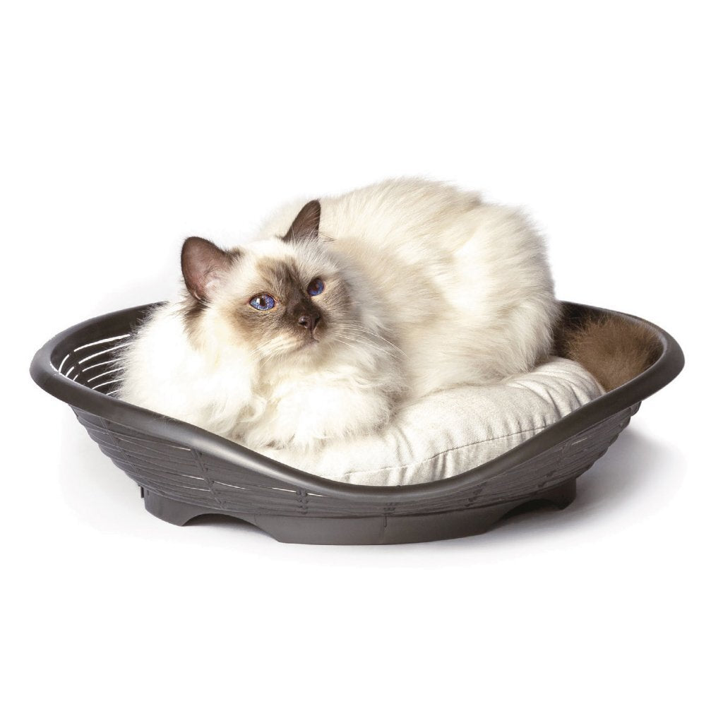 Panier pacha pour animaux de compagnie Bama 48x46x11 cm anthracite