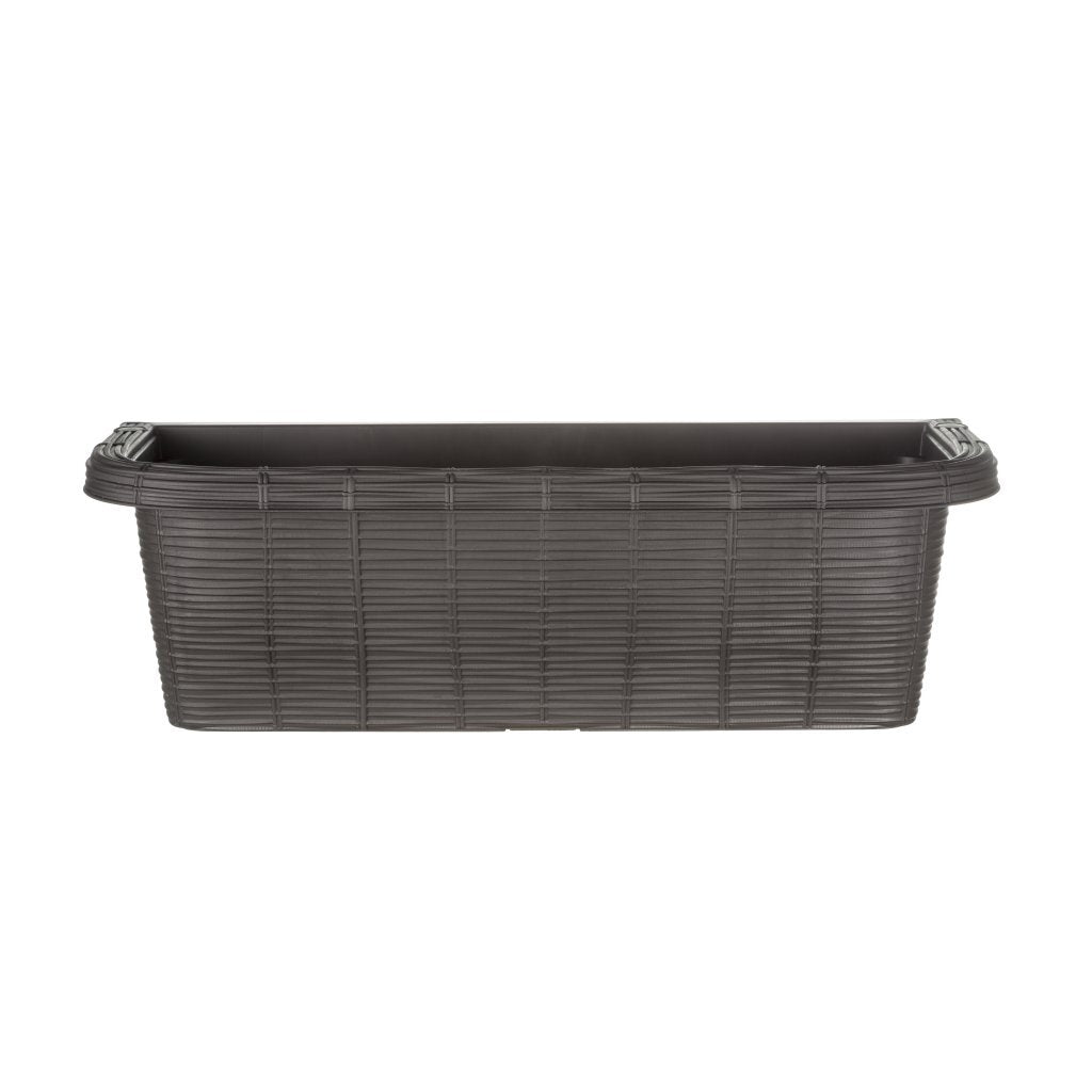 Jardinière de balcon à fleurs Bama fioriera 60x20x18,5 cm anthracite