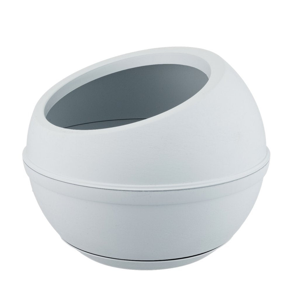 Pot de fleur Bama sfera 23l 40,5x32 cm blanc