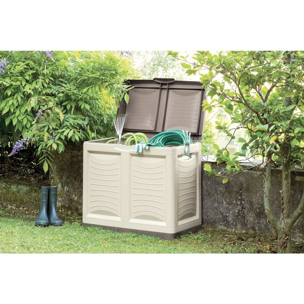 Bama mettitutto conteneur 200l 78x45x64 cm beige taupe