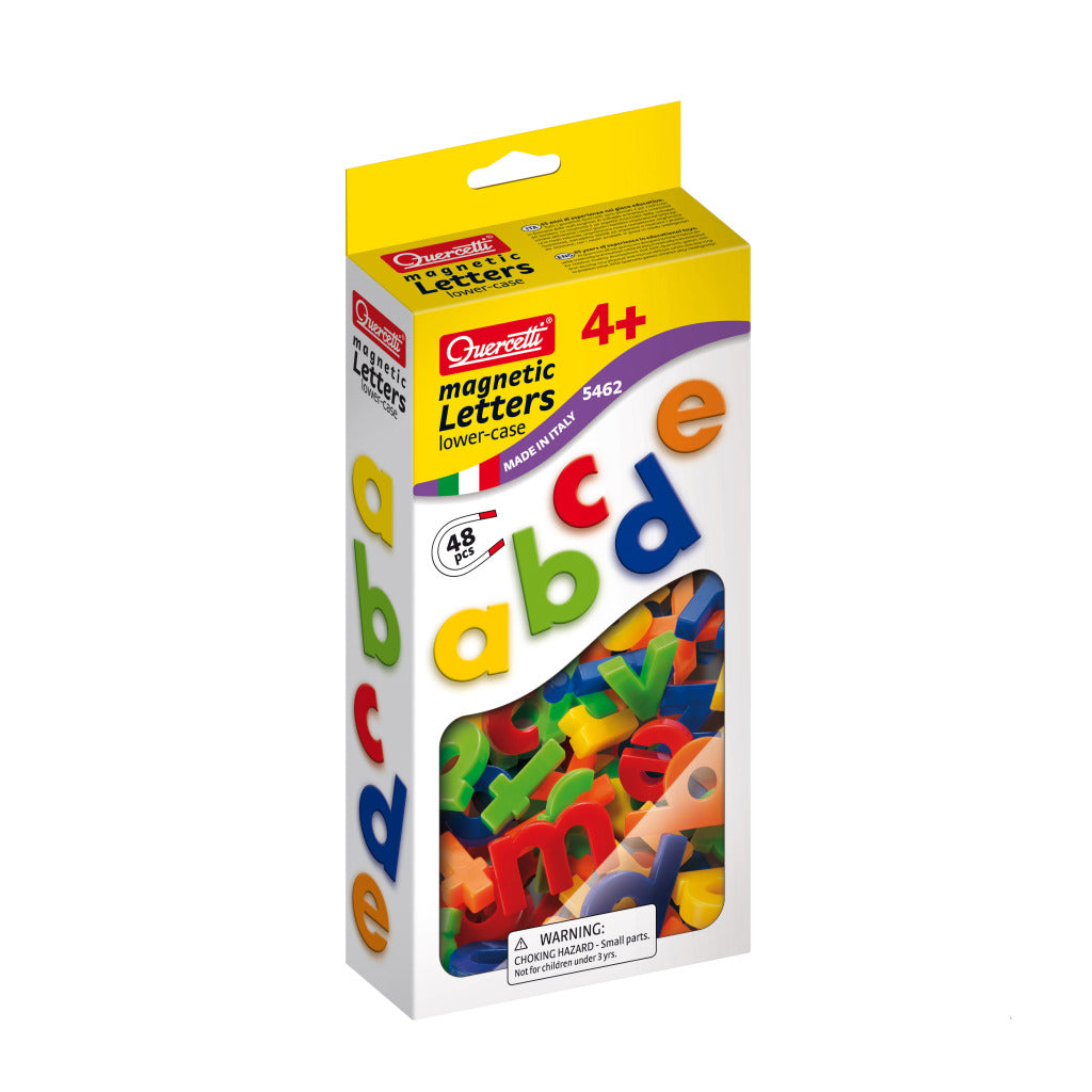 Aimants ABC minuscules Quercetti, 48 pièces.