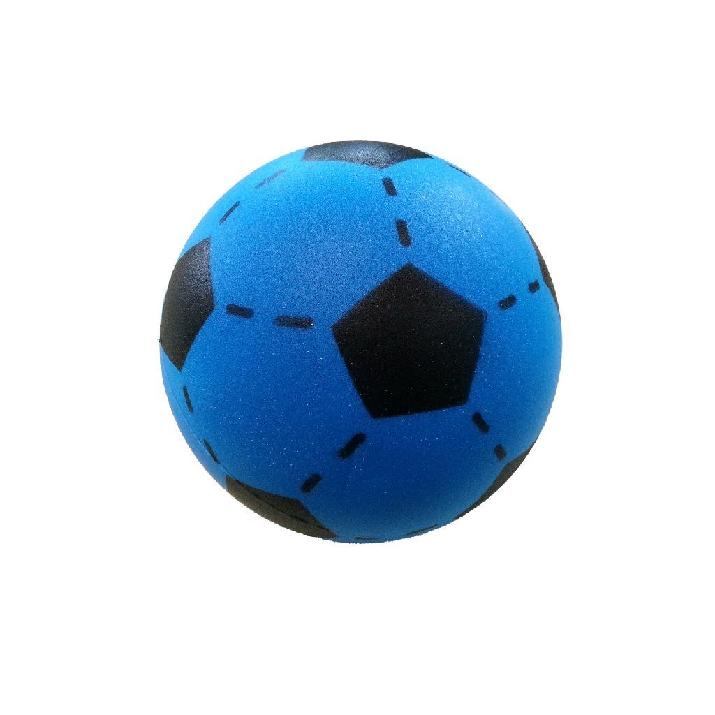 Autres marques ballon de football souple 20 cm bleu noir