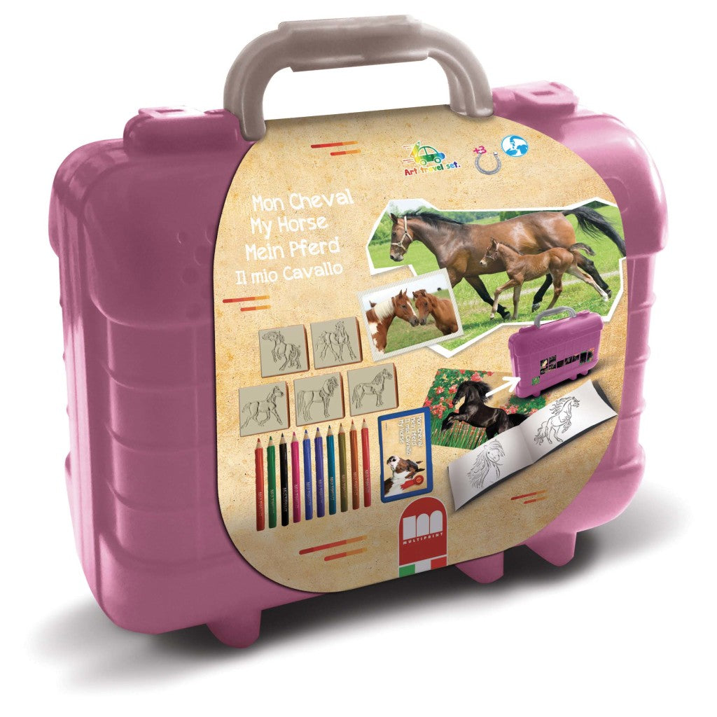 Set de tampons Basic Horse Suitcase Colors, 29 pièces