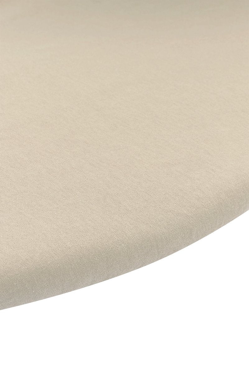 Meyco baby uni drap-housse matelas pour parc - sable - environ 90 95cm