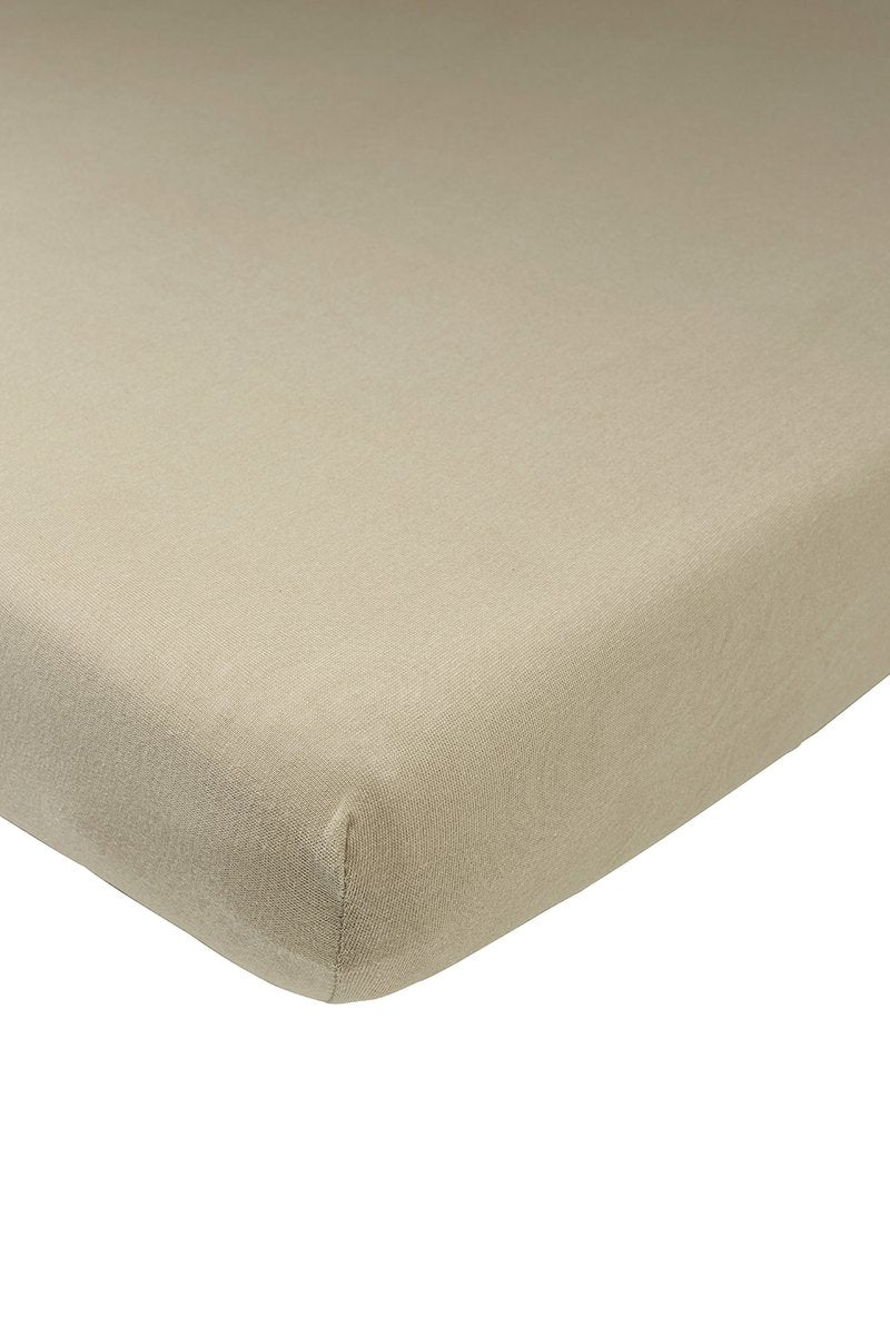 Drap-housse pour berceau Meyco baby uni - taupe - 60x120cm