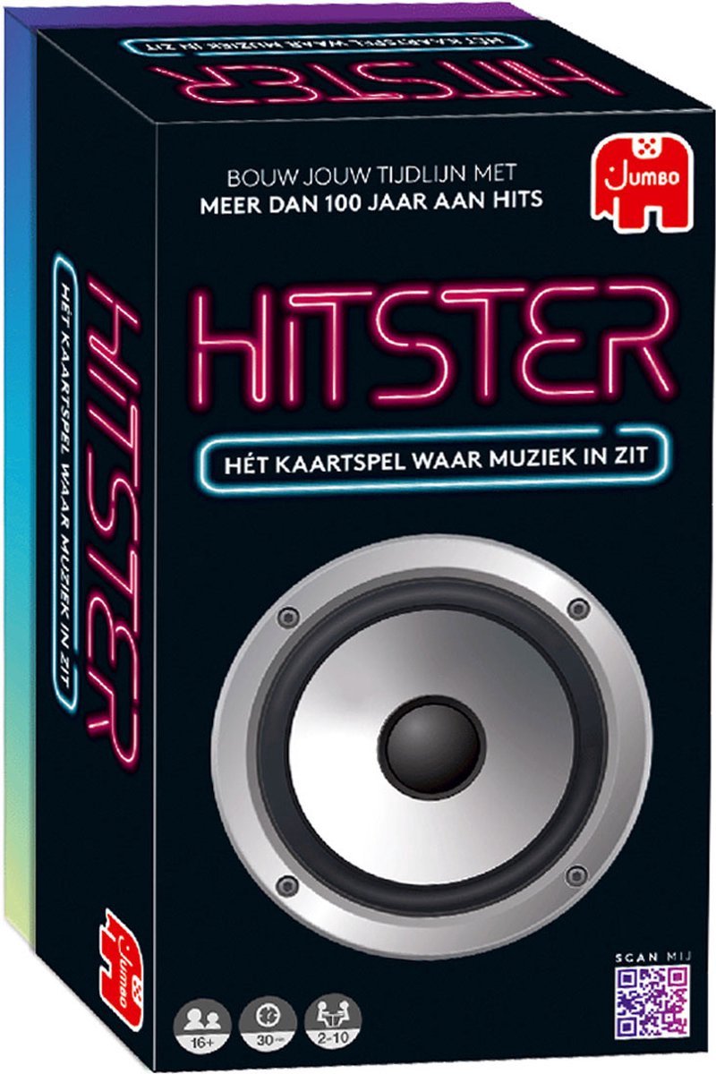 Hitster jumbo - original - jeu de société néerlandais - jeu d'action