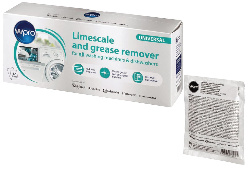Wpro 484000008801 détartrant lave-vaisselle lave-linge 600 g