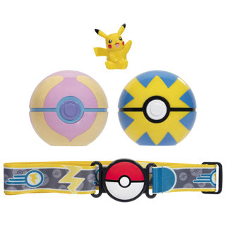 Jazwares Pokémon Clip N Go avec ceinture de jeu Pikachu