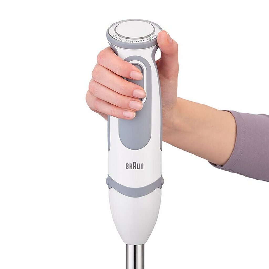 Braun mq5245wh mixeur plongeant multiquick 5 vario blanc gris