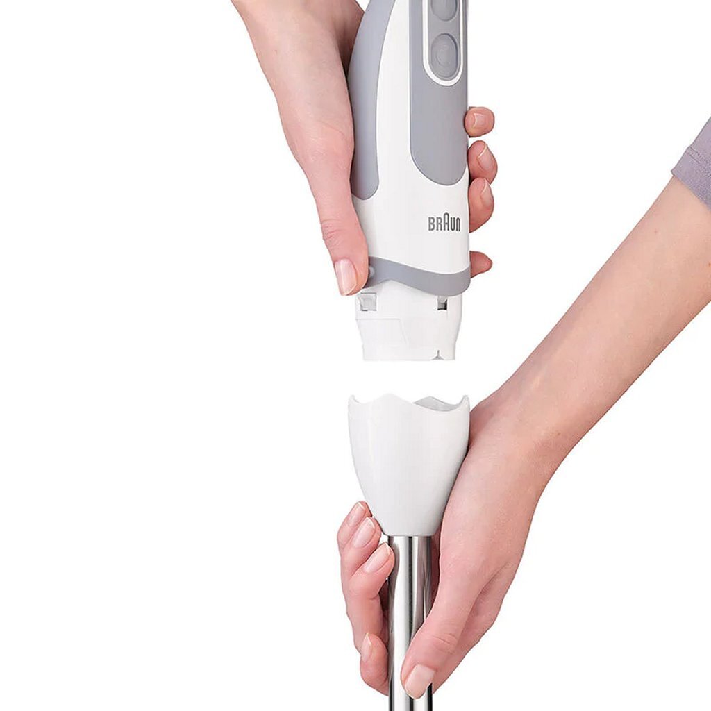 Braun mq5245wh mixeur plongeant multiquick 5 vario blanc gris