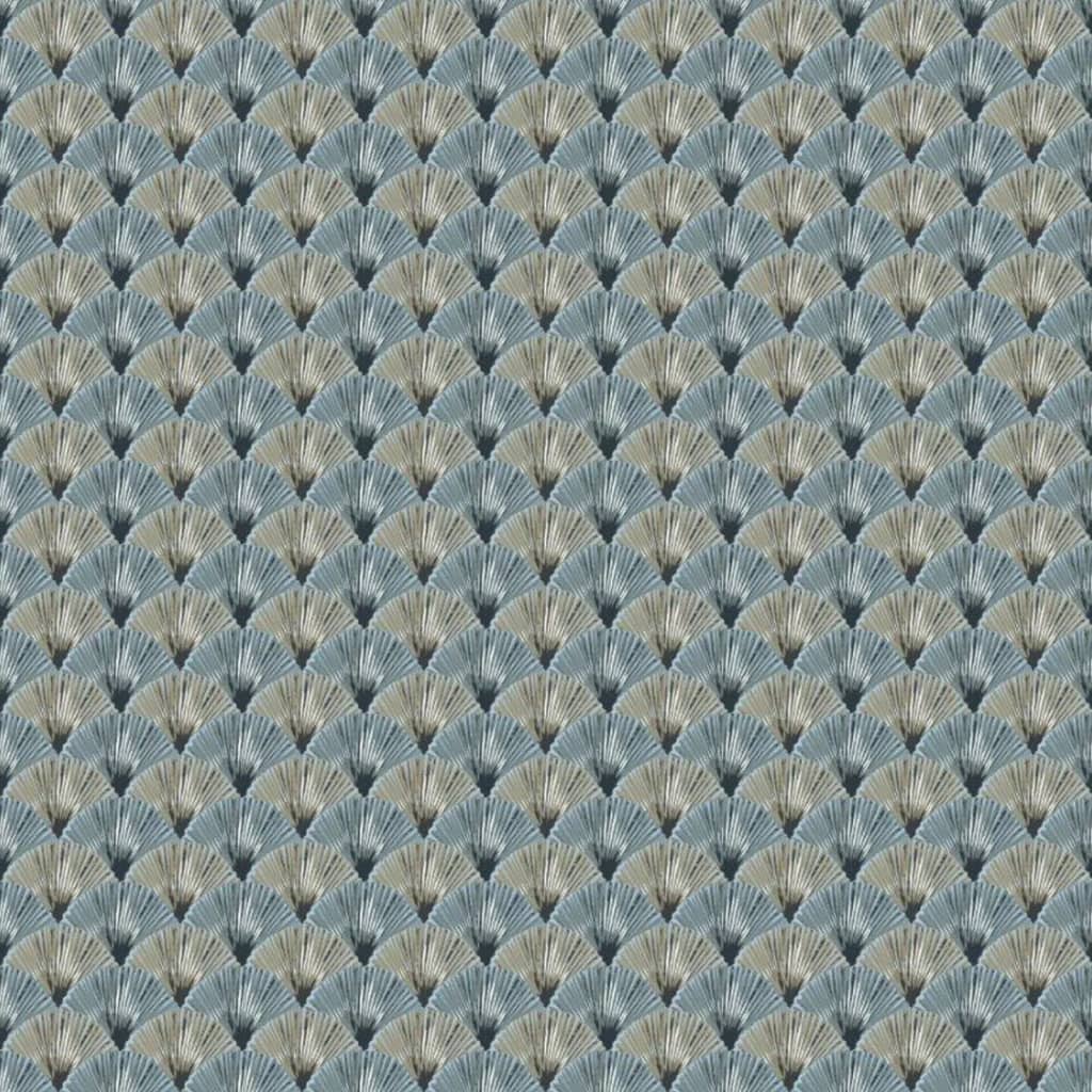 Papier peint mural nord des ventilateurs topchic bleu