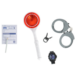 Coffret de jeu de police de marque privée Osa avec livret de reçus | 2 pièces