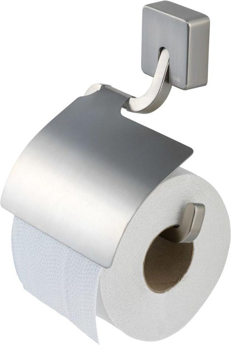 Tiger impuls - Porte-rouleau papier toilette avec rabat - acier inoxydable brossé