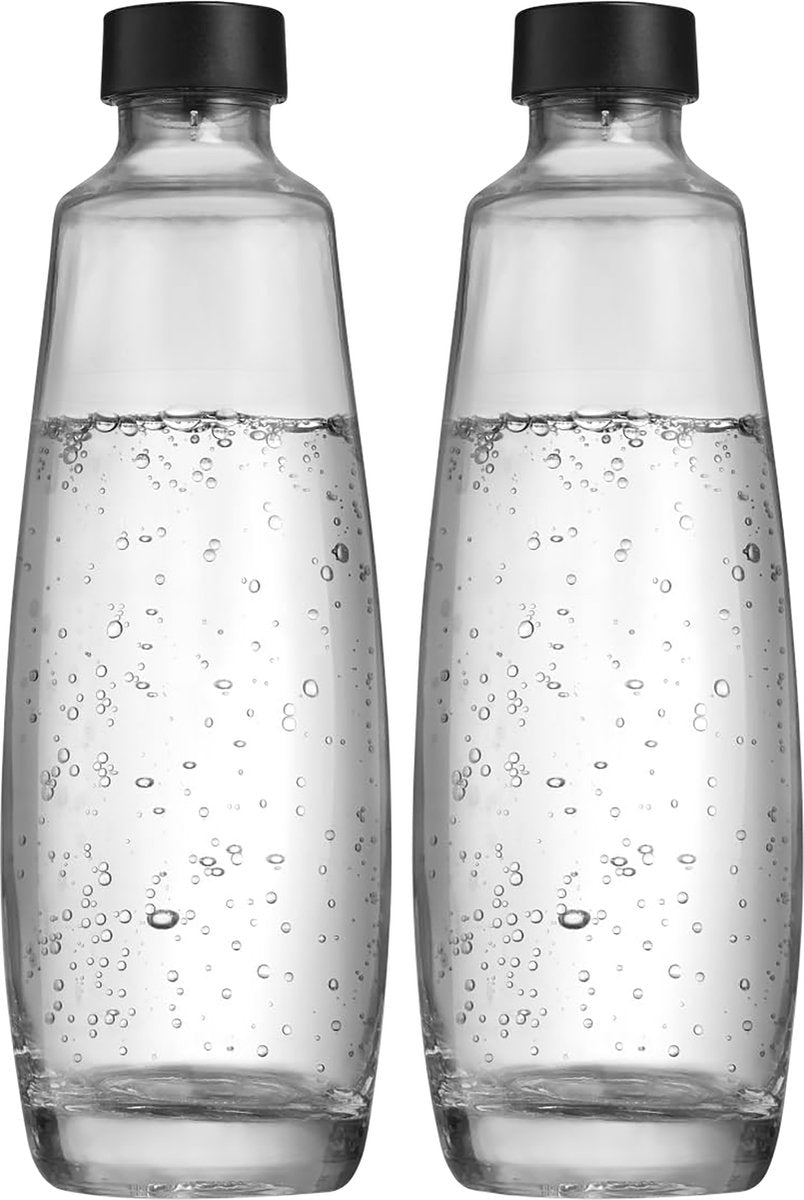 Carafes en verre Sodastream 1l pack duo | 2 pièces | convient uniquement à la machine à eau pétillante duo