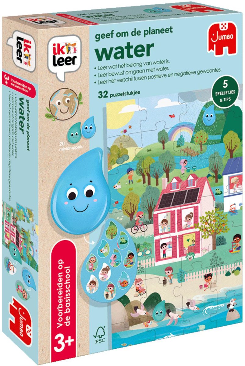 Jeu éducatif Jumbo J'apprends - prends soin de la planète eau