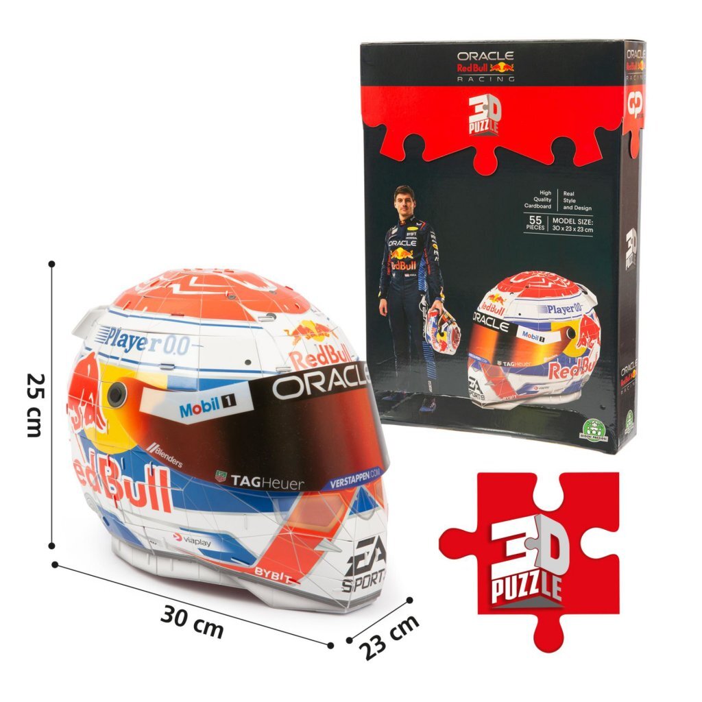 Autres marques Puzzle 3D Casque de Formule 1 Max Verstappen 55 pièces