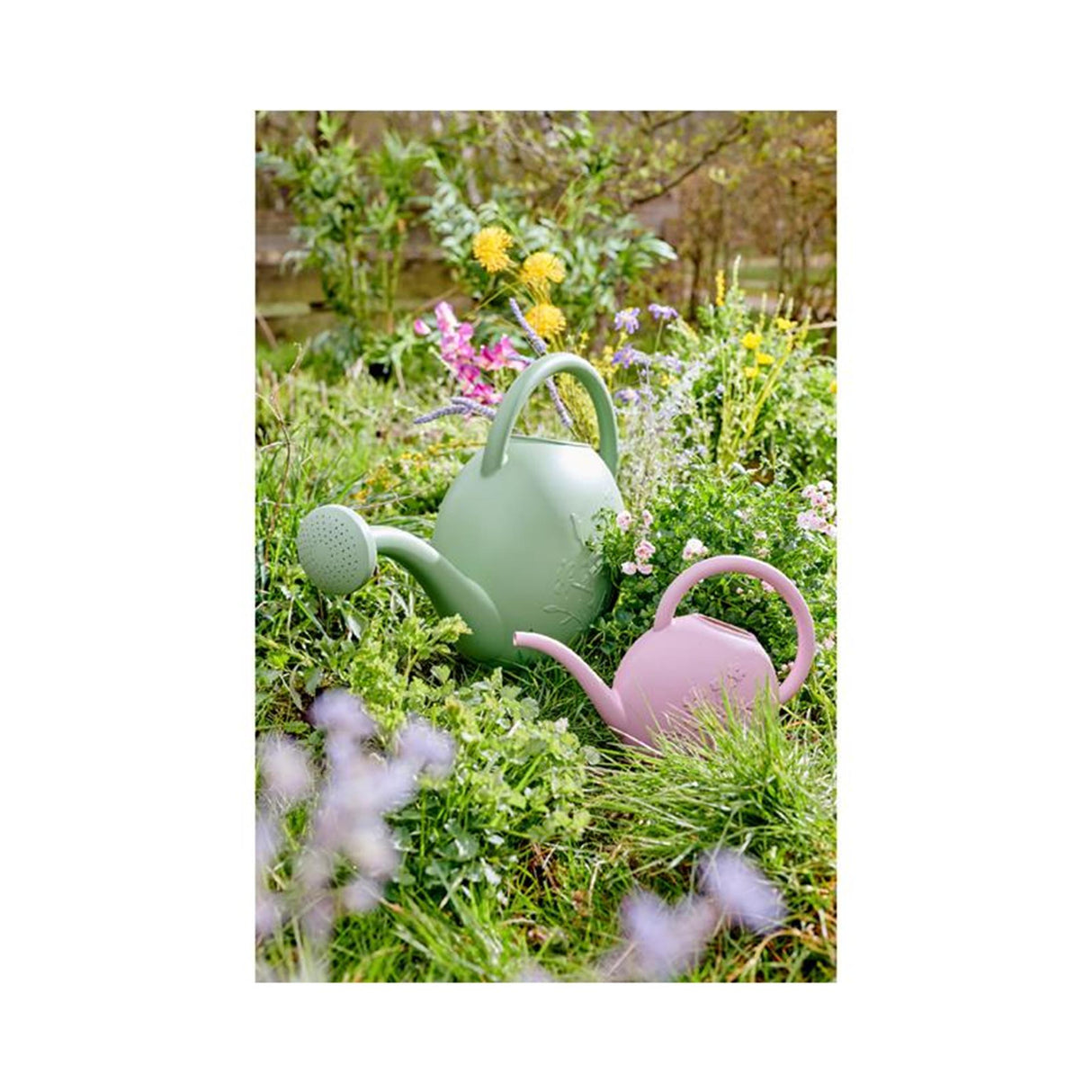 Decoris arrosoir extérieur l52-w21-h38cm rose 9l