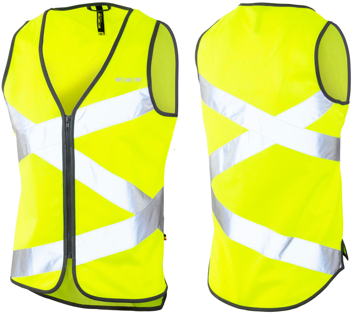 Wowow reflète la veste de carreure de carrefour la taille m jaune