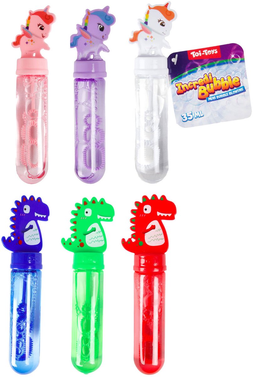 Toi-toys Bubble soufflant dino eenhoorn, 24st.