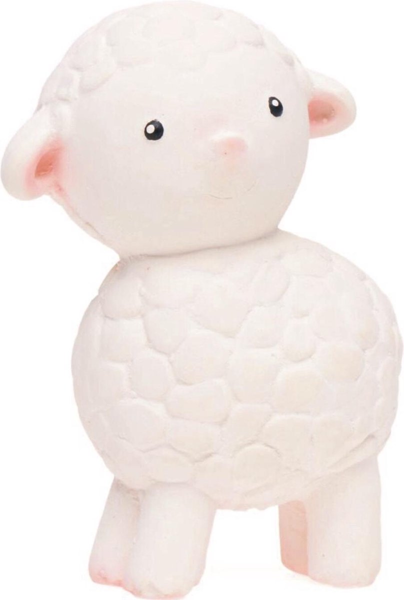 Lanco toys jouet de dentition en caoutchouc lanco - agneau - blanc