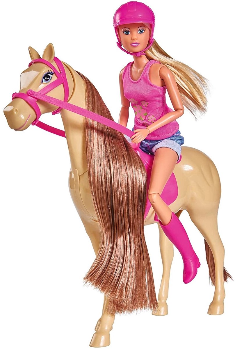 Simba - Steffi Love - couple - joli cheval - poupée