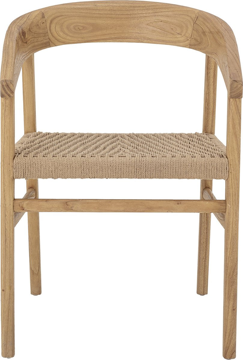 Bloomingville - chaise de salle à manger vitus - beige - chêne