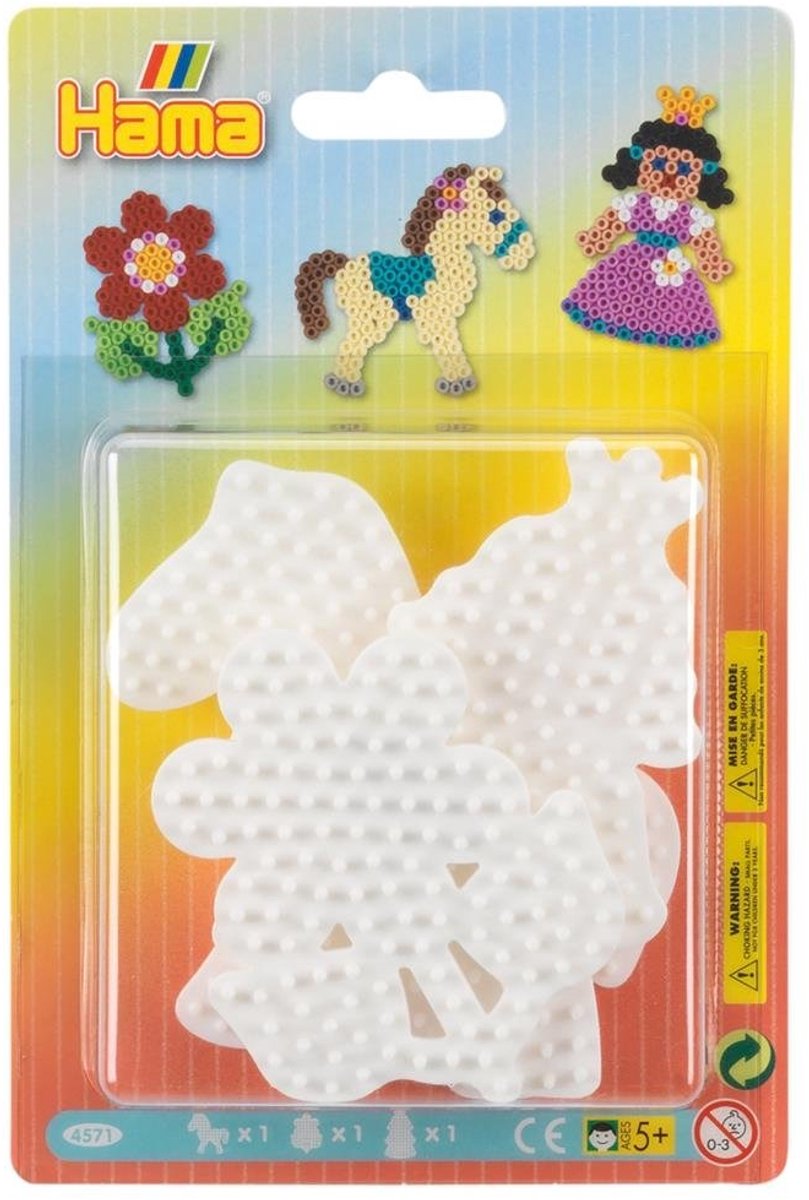 Plaques de base pour perles à repasser Hama, 3 pièces