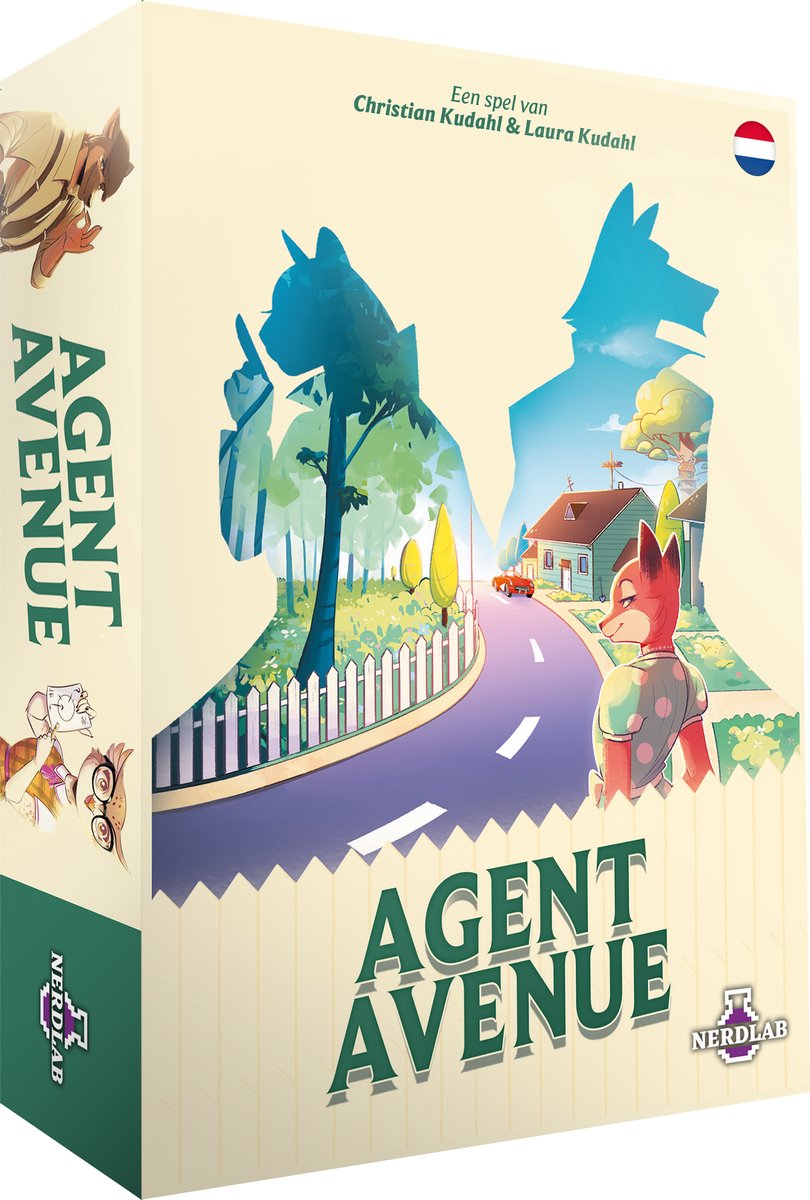 Asmodee jeu de société agent avenue jeu de stratégie pour les enfants.