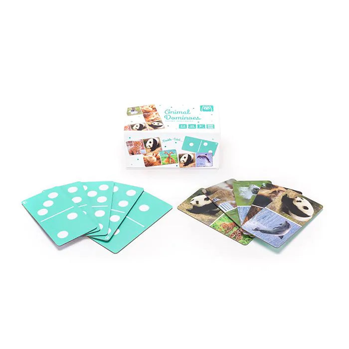 Edugro domino spel met dieren dubbelzijdig